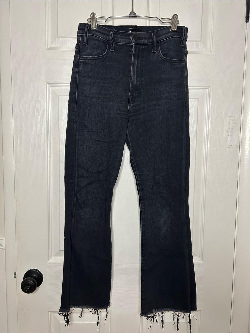 Mother The Hustler Ankle Fray Jeans Encounters at Night - Picture 4 of 13
